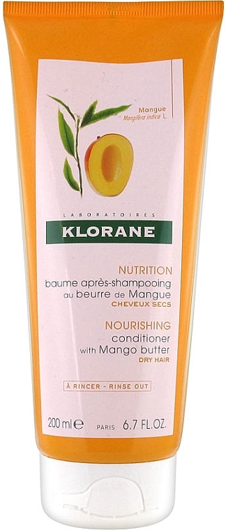 Hair Conditioner - Klorane Nourishing Conditioner With Mango Butter — photo N1