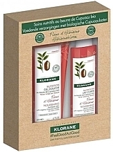 Fragrances, Perfumes, Cosmetics Set - Klorane Cupuacu Hibiscus (show/gel/200ml + b/lot/200ml)