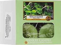 Fragrances, Perfumes, Cosmetics Tea Light Candles - Yankee Candle Scented Tea Light Wild Mint