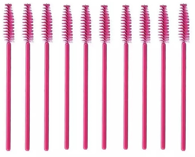 Lash & Brow Brush, spiral, pink, 10 pcs - Lash Brow — photo N2
