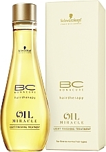 Fragrances, Perfumes, Cosmetics Oil Mask for Thin & Normal Hair - Schwarzkopf Professional BC Bonacure Oil Miracle Light Finishing Treatment