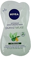 Fragrances, Perfumes, Cosmetics Moisturizing Face Mask - NIVEA Pure & Natural Intensive Moisturizing Mask