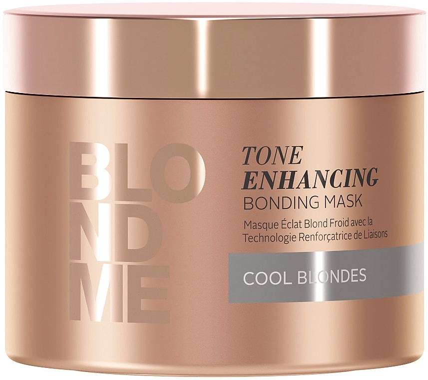 Bonding Mask Cold Blonde Shades - Schwarzkopf Professional BlondMe Tone Enhancing Bonding Mask — photo N1