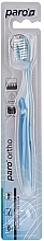 Kids Orthodontic Toothbrush, blue - Paro Swiss Ortho Bruch Child — photo N1