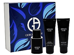 Fragrances, Perfumes, Cosmetics Giorgio Armani Code Homme - Set (edt/50 ml + sh/gel/75 ml + after/sh/b/75 ml)