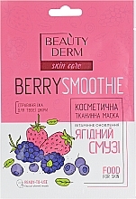 Fragrances, Perfumes, Cosmetics Berry Smoothie Sheet Mask - Beauty Derm Berry Smoothie Face Mask
