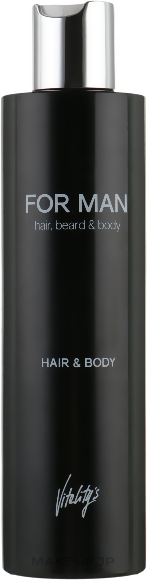 Hair & Body Shower Gel-Shampoo - Vitality's For Man Hair & Body Shampoo — photo 240 ml