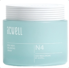 Fragrances, Perfumes, Cosmetics Moisturizing Cream for Sensitive Skin - Acwell Real Aqua Balancing Cream