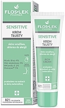 Fragrances, Perfumes, Cosmetics Sensitive Skin Cream - Floslek Sensitive Rich Cream