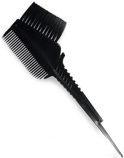 Hair Coloring Brush with Comb & Hook 964046, black - SPL — photo N2