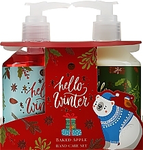 Fragrances, Perfumes, Cosmetics Hand Care Set - Accentra Hello Winter Baked Apple Bath Set (soap/250ml + h/lot/250ml)