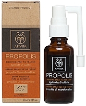Propolis & Marshmallow Throat Spray - Apivita Propolis Organic Spray For The Throat — photo N1