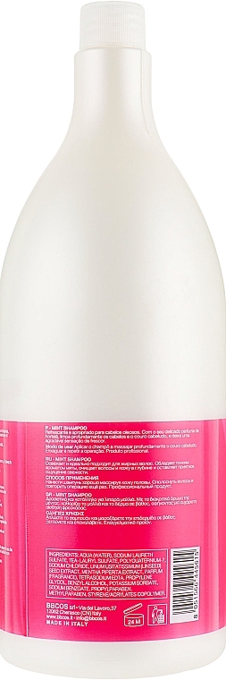 Peppermint Hair Shampoo - BBcos Kristal Basic Mint Shampoo — photo N4