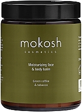 Face and Body Moisturizing Lotion "Green Tea & Tobako" - Mokosh Moisturizing Face And Body Lotion Green Coffee With Snuff — photo N1