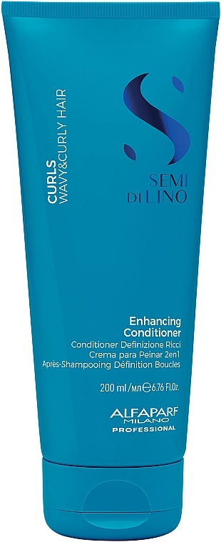 Curly Hair Conditioner - Alfaparf Semi Di Lino Curls Enhancing Conditioner — photo N1