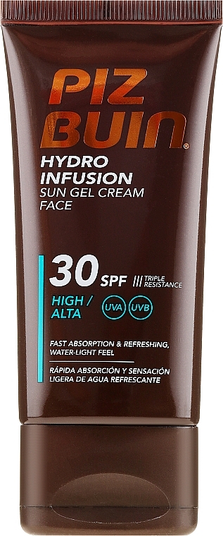 Sun Cream Gel For Face - Piz Buin Hydro Infusion SPF 30 — photo N2