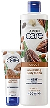 Fragrances, Perfumes, Cosmetics Set - Avon Care Cocoa Butter (h/cr/75ml + b/lot/400ml)