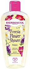 Fragrances, Perfumes, Cosmetics Shower Oil - Dermacol Freesia Flower Shower Oil