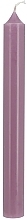 Fragrances, Perfumes, Cosmetics Table Candle, diameter 2.2 cm, height 20 cm, purple - Bougies La Francaise Mauve Intense