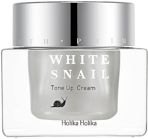 Anti-Aging Brightening Cream - Holika Holika Prime Youth White Snail Tone Up Cream — photo N4