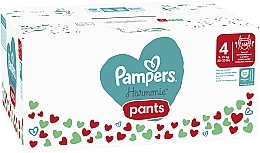 Harmonie Pants Diapers, size 4, 9-15 kg, 168 pcs. - Pampers — photo N2