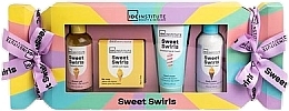 Fragrances, Perfumes, Cosmetics Set - IDC Institute Sweet Swirls (sh/gel/80ml+h/cr/65ml+b/lot/80ml+soap/50g)