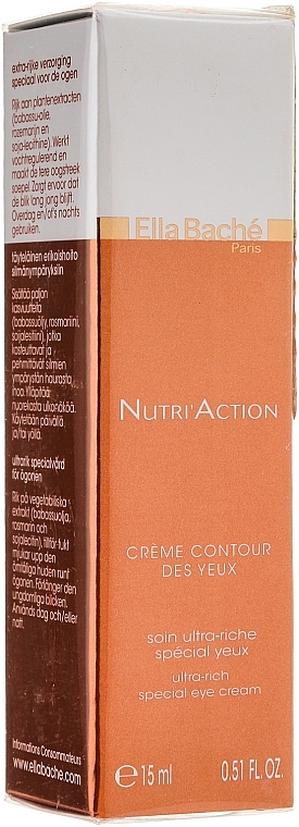 Nourishing Eye Cream - Ella Bache Nutri'Action Ultra-Rich Special Eye Cream — photo N1