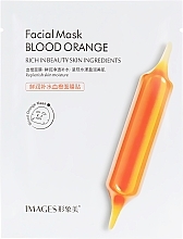 Yuzu Extract Sheet Mask - Images Blood Orange Facial Mask — photo N1