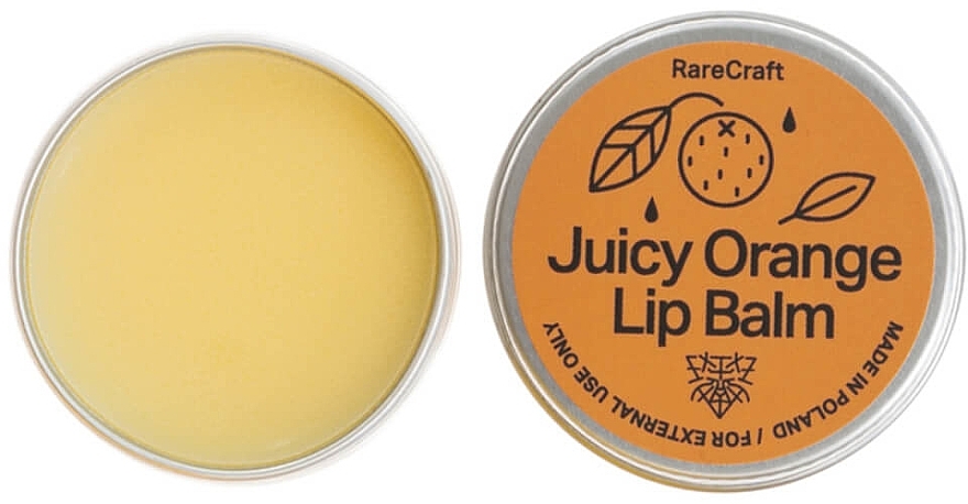 Lip Balm - RareCraft Juicy Orange Lip Balm — photo N1