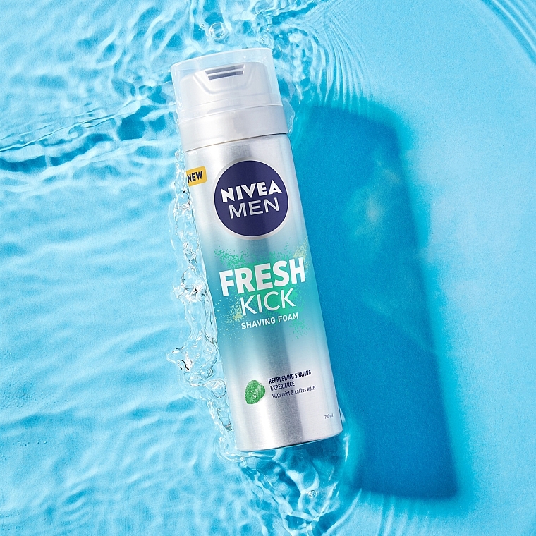 Shaving Foam - NIVEA MEN Fresh Kick Shaving Foam — photo N2