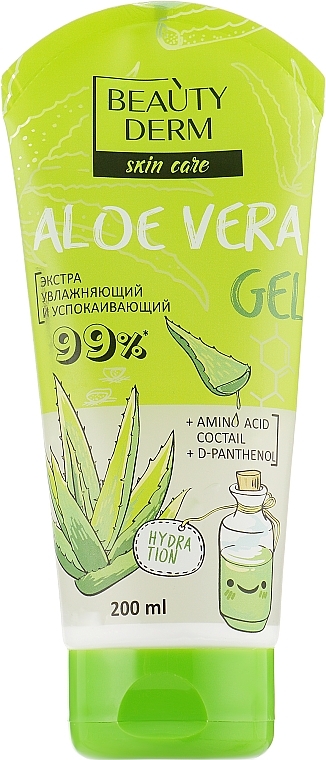 Active SOS Gel "Aloe Vera" - Beauty Derm Skin Care Aloe Vera Gel — photo N1
