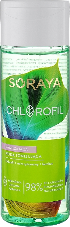 Moisturizing & Toning Water for Young Skin - Soraya Chlorofil Moisturizing Toning Water — photo N1