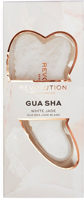 Gua Sha Face Massager, white jade - Revolution Skincare White Jade Gua Sha — photo N3