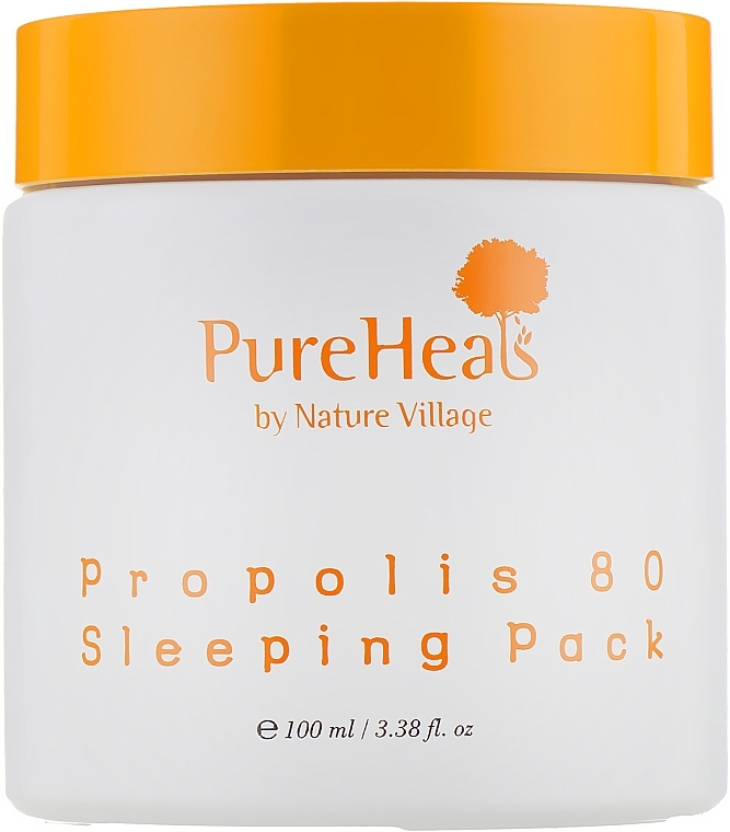 Propolis Extract Moisturizing Night Face Mask  - PureHeal's Propolis 80 Sleeping Mask — photo N2