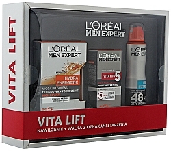 Fragrances, Perfumes, Cosmetics Set - L'Oreal Paris Men Expert Vita Lift (ash/lot + gcr/50ml + deo/150ml)