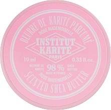 Rose Sceted Shea Butter 98% - Institut Karite Rose Mademoiselle Scented Shea Butter — photo N1