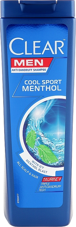 Anti-Dandruff Shampoo for Men 'Freshness and Ice' with Menthol - Clear Vita Abe Men Anti-Dandruff Cool Sport Menthol — photo N1