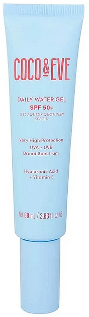 Face Sunscreen - Coco & Eve Daily Watergel SPF 50+ — photo N1