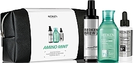 Fragrances, Perfumes, Cosmetics Set - Redken Amino Mint (shm/300ml + h/spray/125ml + h/lot/90ml + bag)