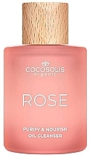 Fragrances, Perfumes, Cosmetics Cleansing & Nourishing Face Oil - Cocosolis Rose Purify & Nourish Oil Cleanser