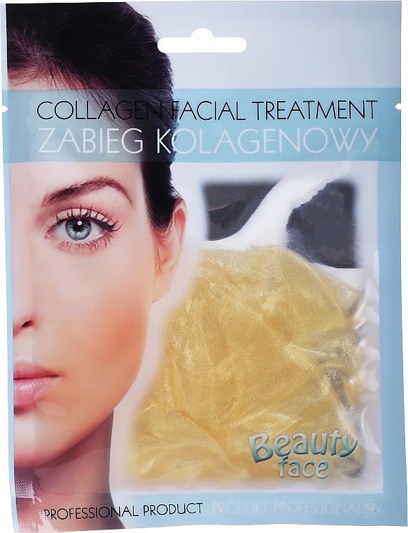 Gold & Diamond Collagen Mask - Beauty Face Collagen Gold & Diamond Regenerating Home Spa Treatment Mask — photo N1