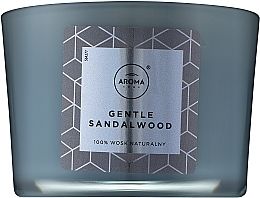 Aroma Home Elegance Gentle Sandalwood - Scented Candle — photo N1