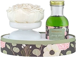 Morning Bloom Set - Spongelle Private Reserve Floret Diffuser Morning Bloom (oil/237ml + dif/1pcs) — photo N2