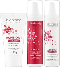Set "Three Anti-Acne Steps. It Works" - Biotrade Acne Out (gel/50ml + lotion/60ml + cr/60ml) — photo N5