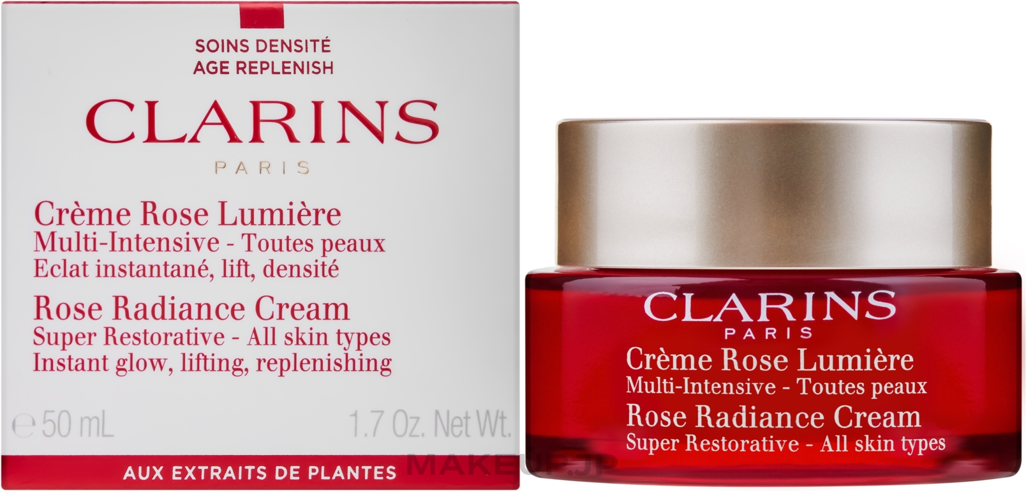 Restoring Day Cream - Clarins Super Restorative Rose Radiance Cream — photo 50 ml