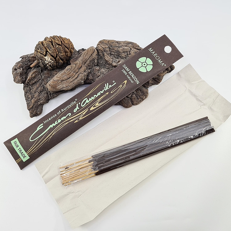 Siamese Benzoin Incense Sticks - Maroma Encens d'Auroville Stick Incense Siam Benzoin — photo N4