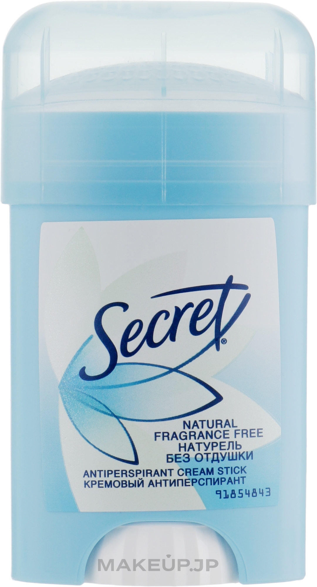 Antiperspirant Cream Deodorant "Naturel" - Secret Key Antiperspirant Cream Stick Natural — photo 40 g