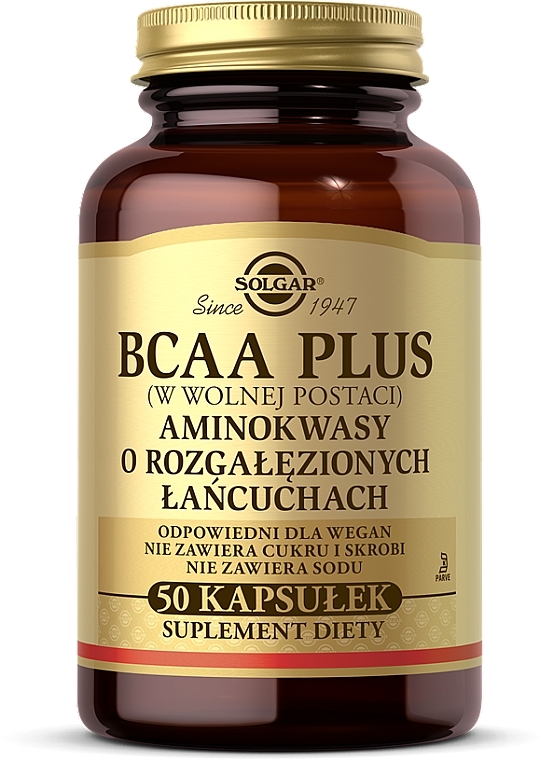 BCAA Amino Acids - Solgar BCAA Plus — photo N1