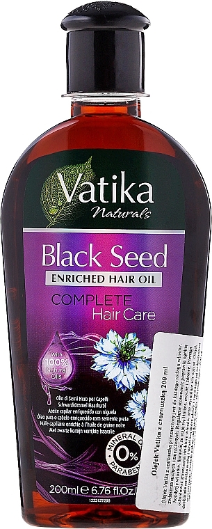 Hair Oil - Dabur Vatika Black Seed Enriched Hair Oil — photo N3