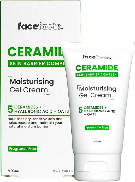 Moisturizing Gel Cream with Ceramides - Face Facts Ceramide Moisturising Gel Cream — photo N1